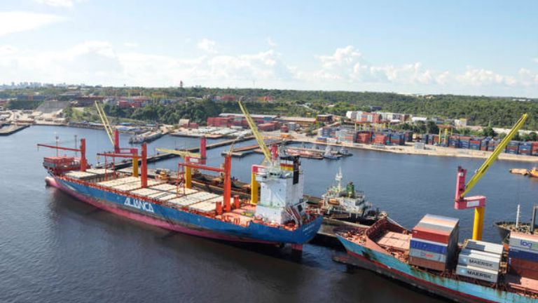 Portos da região Norte registraram em 2025 maior crescimento percentual no país